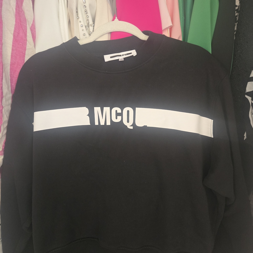 MCQ Black and White Sweatshirt